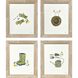 Summer Garden Blue and Yellow and Green and Brown Framed Art, Propac