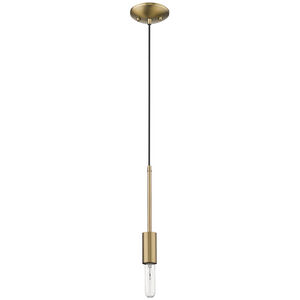 Perret 1 Light 2 inch Aged Brass Mini Pendant Ceiling Light