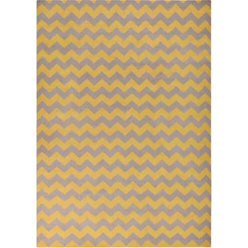 Frontier 132 X 96 inch Mustard, Taupe Rug