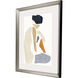 Abstract Collection Blue Framed Art