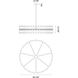 Revolve 42 Light 60.38 inch Clear Glass and Natural Brass Chandelier Ceiling Light