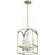 Cormac 4 Light 10 inch Washed Gold Pendant Ceiling Light