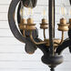 Anita 6 Light 18 inch Antique Black Chandelier Ceiling Light