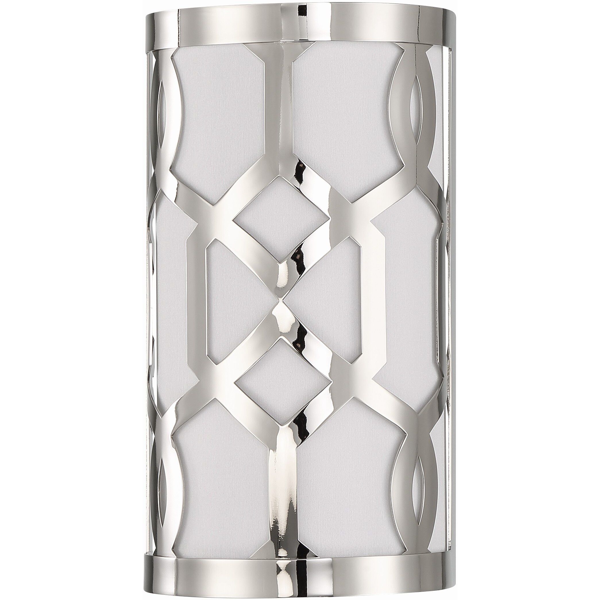 Jennings Bath Sconce Wall Light in Polished Nickel
