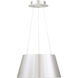 Vida LED 24 inch Brushed Aluminum Pendant Ceiling Light, dweLED