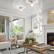 Radiance Collection 1 Light 8 inch Bisque Flush Mount Ceiling Light