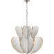 kate spade new york Danes LED 25.5 inch Polished Nickel Two Tier Chandelier Ceiling Light
