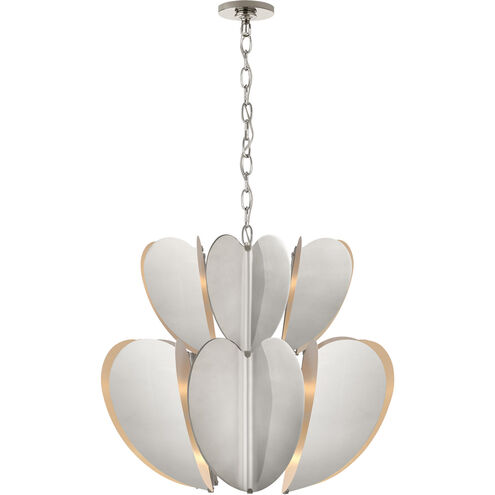 kate spade new york Danes LED 25.5 inch Polished Nickel Two Tier Chandelier Ceiling Light