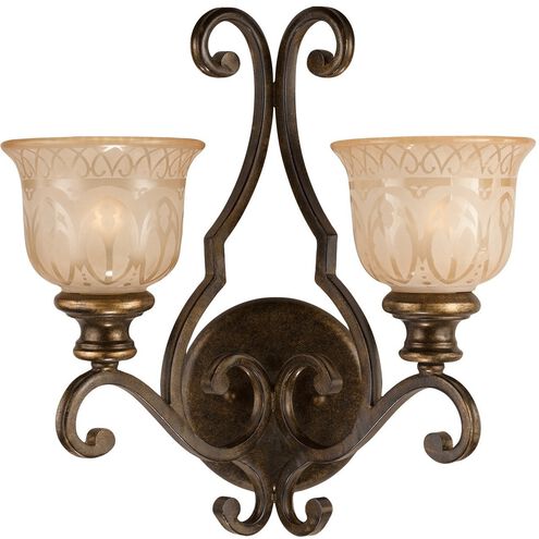 Norwalk 2 Light 16 inch Bronze Umber Sconce Wall Light