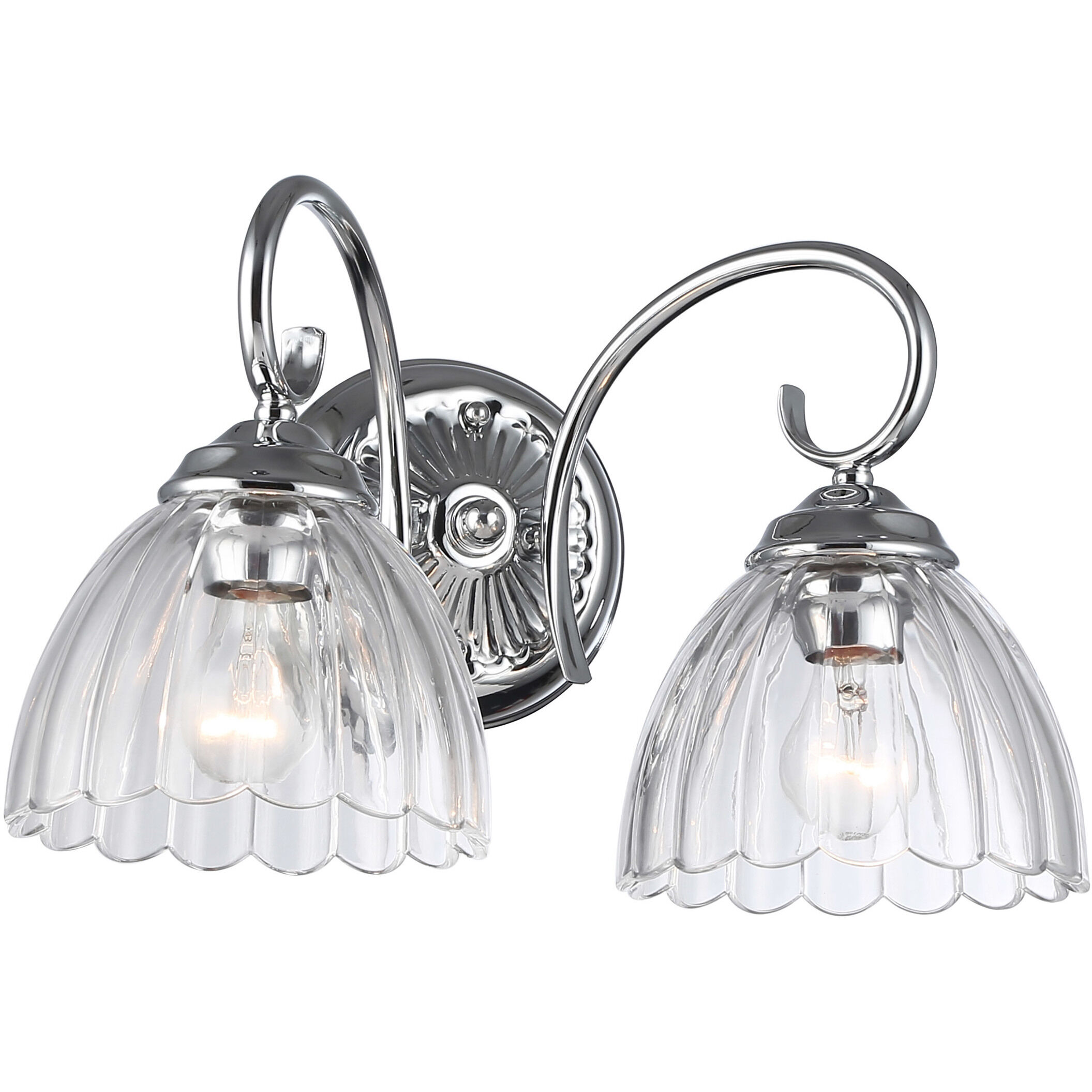 Audra 2 Light 16.00 inch Bathroom Vanity Light