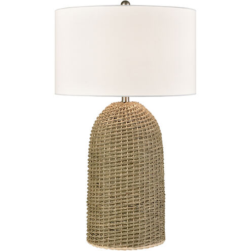 Coe 32 inch 150 watt Natural Table Lamp Portable Light