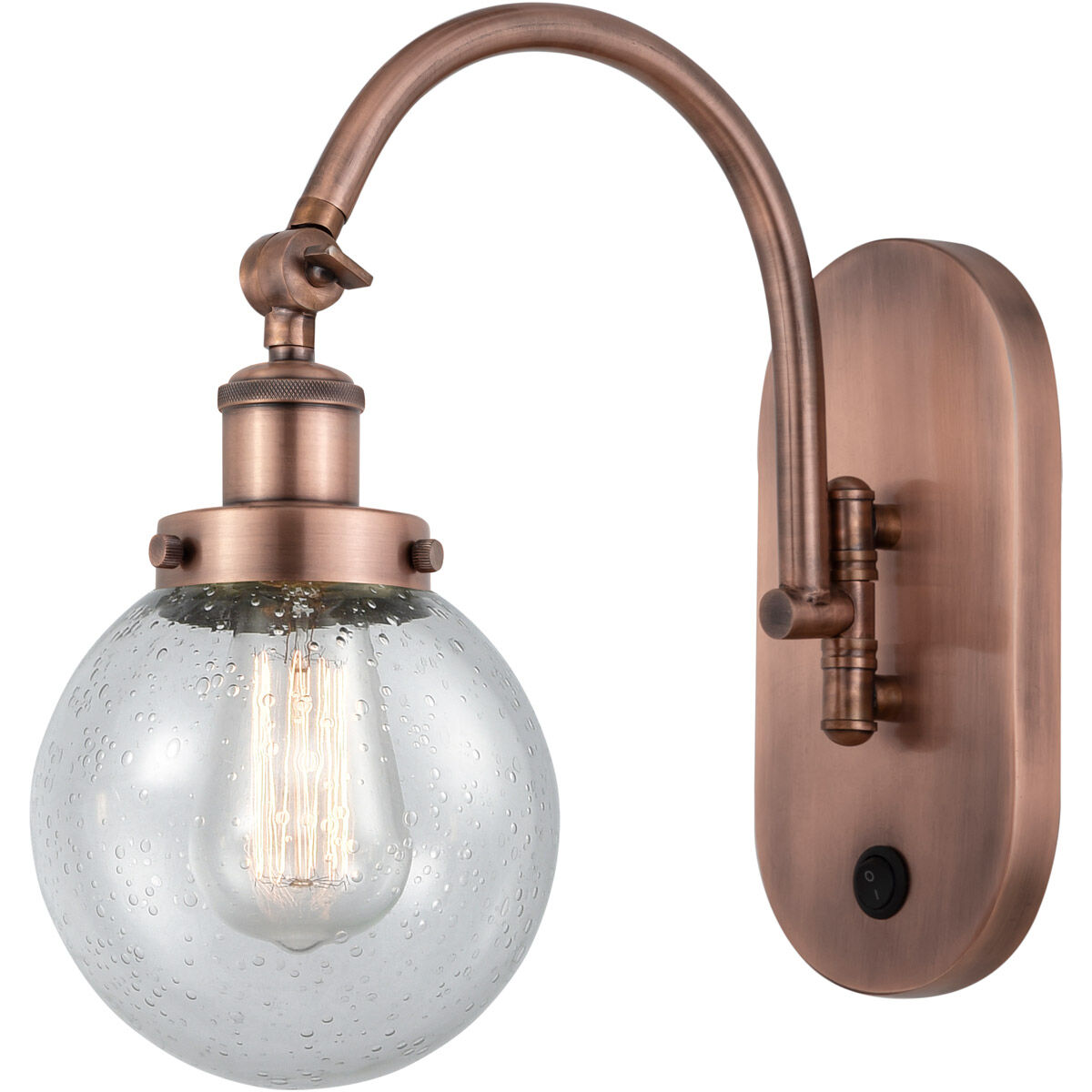 Franklin Restoration Beacon 1 Light 6 inch Antique Copper Sconce Wall Light