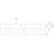 Alberni LED 50 inch Chrome Bath Vanity Light Wall Light