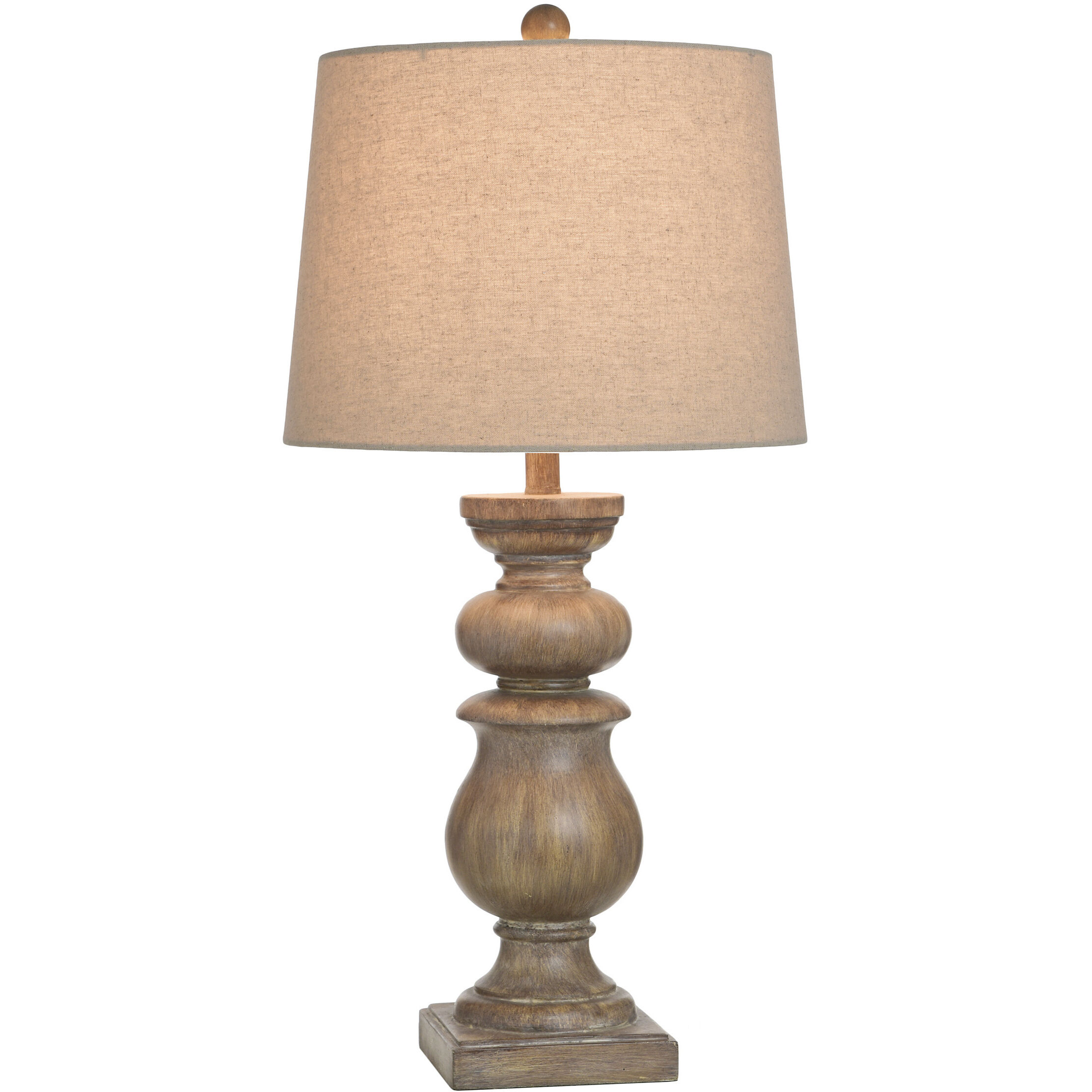 Darcy 30.25 inch 150 watt Faux Wood Table Lamp Portable Light