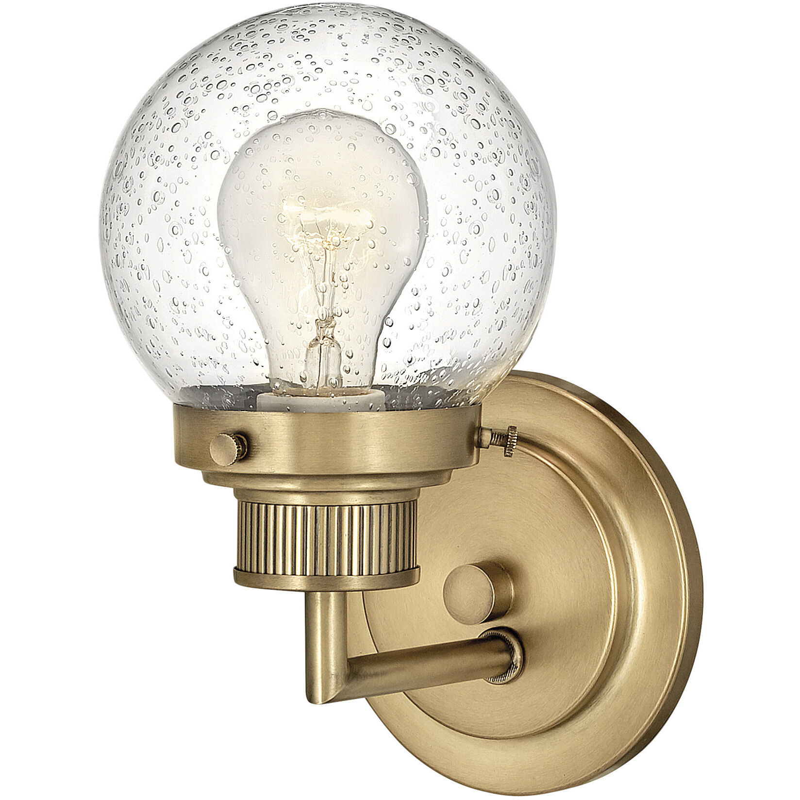 Poppy 1 Light 7 inch Heritage Brass Vanity Light Wall Light