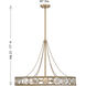Cologne 6 Light 30 inch Opulent Gold Pendant Ceiling Light
