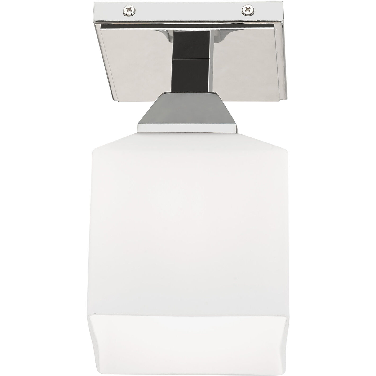 Aragon 1 Light 5 inch Polished Chrome Semi-Flush Mount Ceiling Light