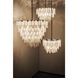 Lotus 8 Light 33 inch Matte Black Chandelier Ceiling Light, Extra Large