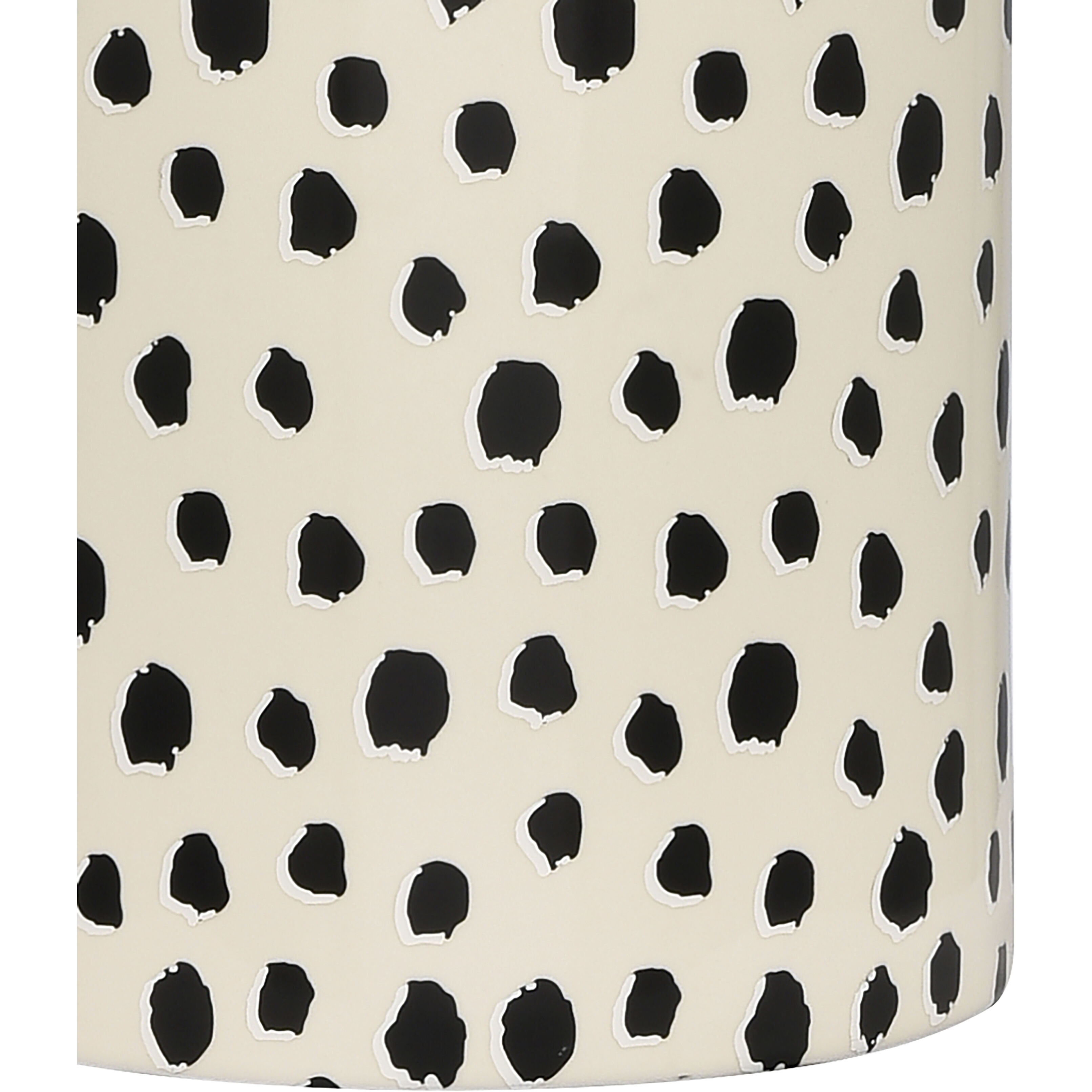 Signe 26 inch 150 watt Cream with Black Table Lamp Portable Light