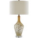 Habib 30.25 inch 150 watt Champagne Speckle Table Lamp Portable Light