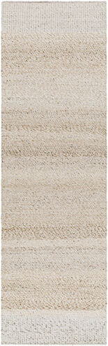 Abby 96 X 30 inch Beige Rug, Runner