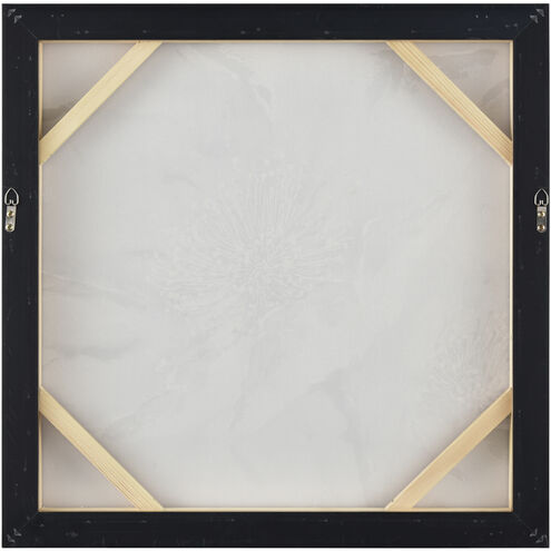 Bowie Bloom Gray with Gold Framed Wall Art, II