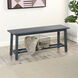 Mabel Midnight Blue Slatted Utility Bench