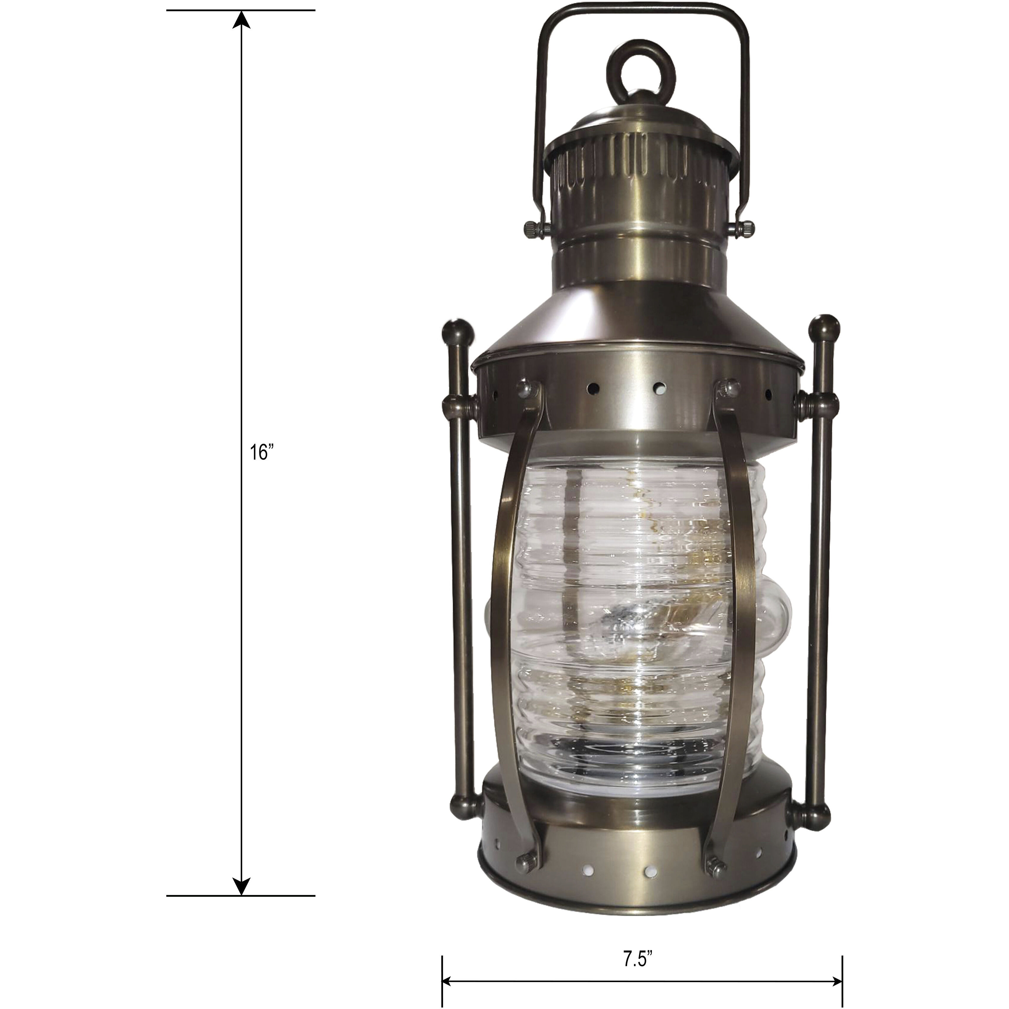 Olde Colony 16 inch Brass Outdoor Wall Light