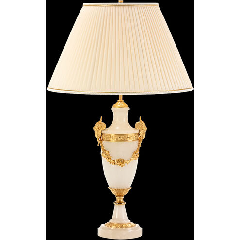 Mariner Luxury 31.5 inch 9 watt Antique Gold Plated Table Lamp Portable Light