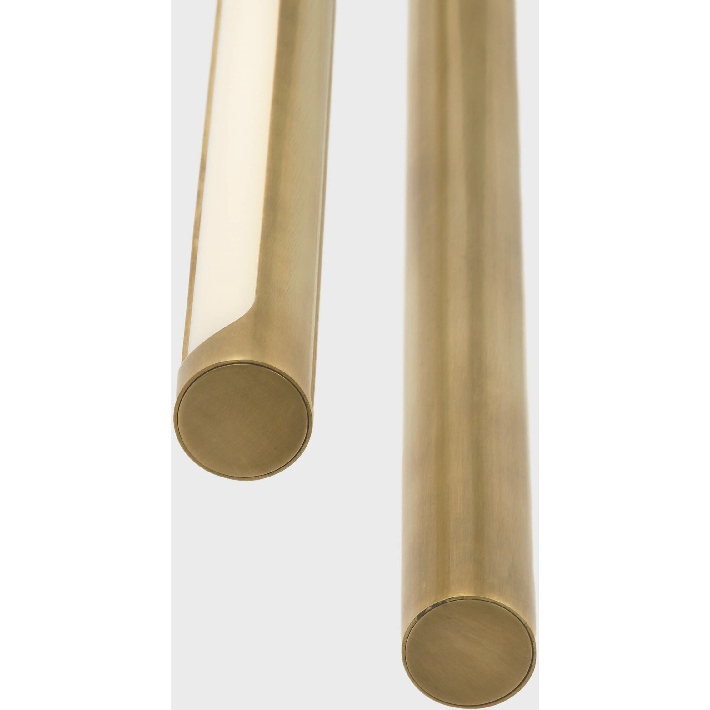 Kelly Wearstler Axis LED 4.5 inch Antique-Burnished Brass Double Pendant Ceiling Light