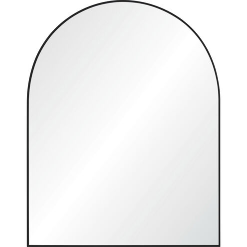 Lamia 50 X 40 inch Matte Black and Clear Mirror
