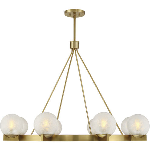 Darien 8 Light 42 inch Warm Brass Chandelier Ceiling Light