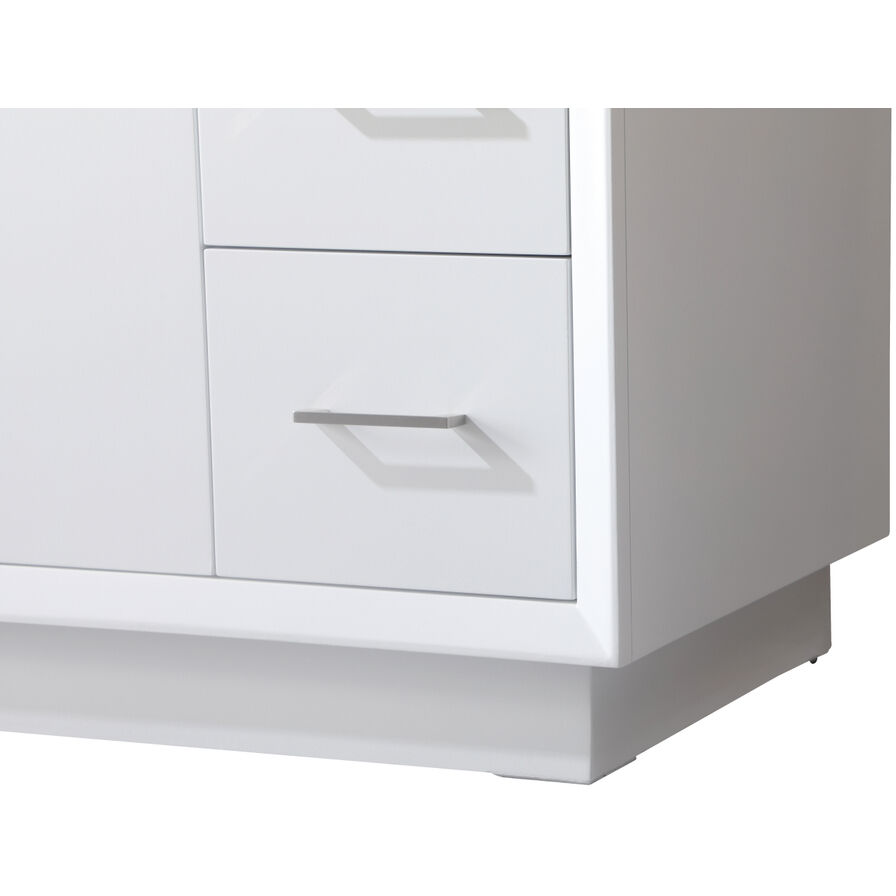 Hayes 48 X 22 X 35 inch White Vanity Sink Set