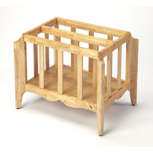 Butler Loft Wilshire  Natural Mango Magazine Rack/Media Storage