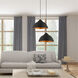Allison 1 Light 16 inch Black Mini Pendant Ceiling Light