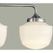 Cornwell 3 Light 23 inch Brushed Nickel Bath Vanity Wall Light
