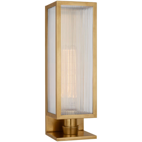 Barbara Barry York LED 5 inch Soft Brass Single Box Sconce Wall Light