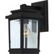 Freemont LED 10 inch Black Outdoor Wall Light
