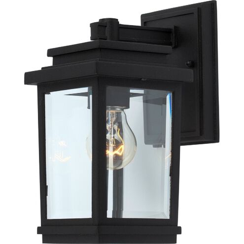 Freemont LED 10 inch Black Outdoor Wall Light