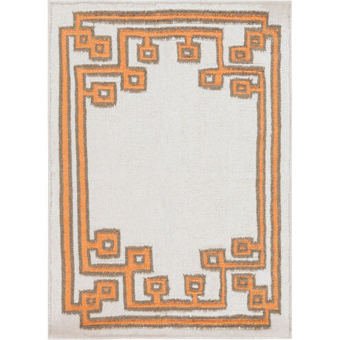 Alameda 36 X 24 inch Burnt Orange, Khaki, Taupe Rug