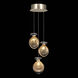 Essence 3 Light 8.5 inch Gold Pendant Ceiling Light