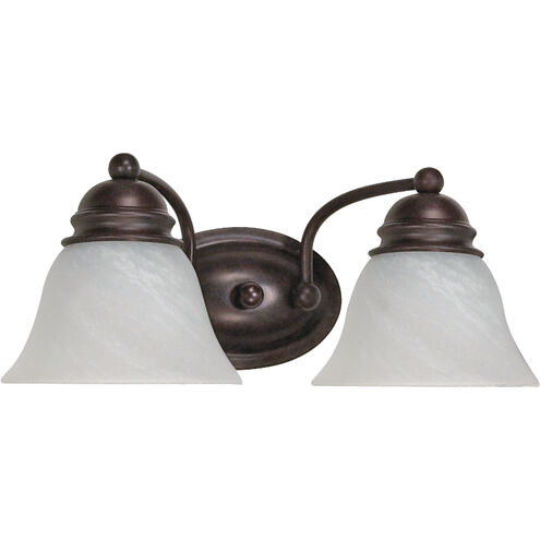 Empire 2 Light 15 inch Old Bronze Vanity Light Wall Light