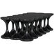 Jericho 61 X 30 inch Hand Rubbed Black Coffee Table