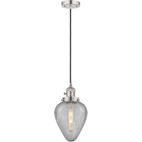 Franklin Restoration Geneseo LED 7 inch Polished Nickel Mini Pendant Ceiling Light