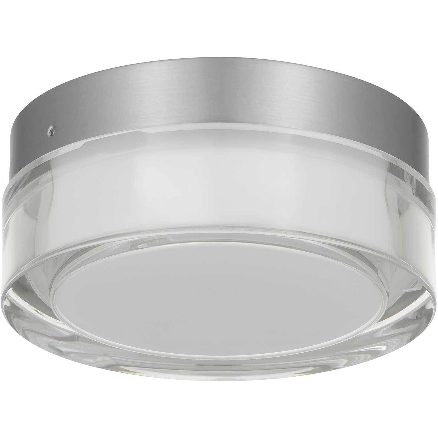 Sunspot LED 6 inch Brushed Stainless Steel Outdoor Flush Mount