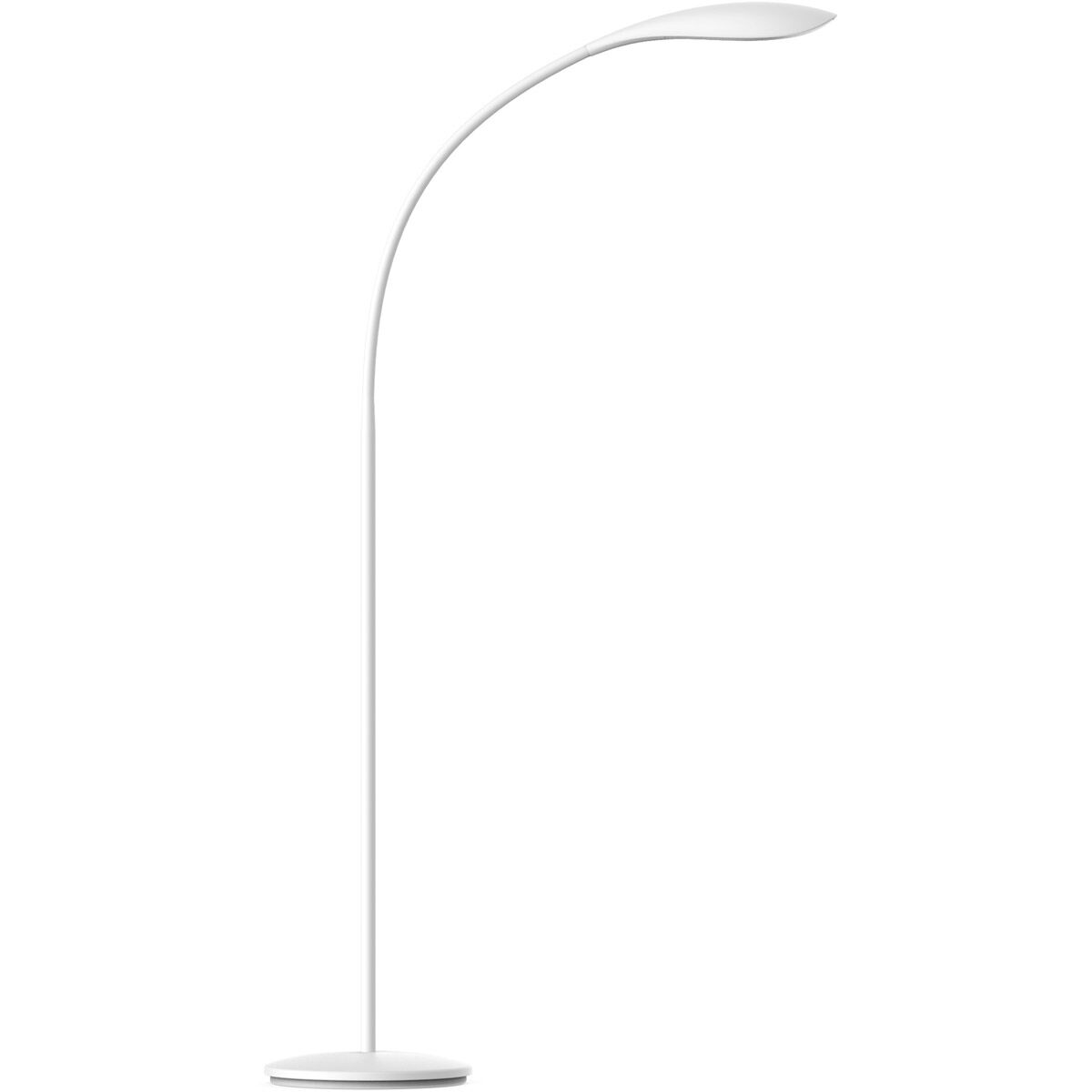 Dambera 61 inch 12.5 watt Matte White Floor Lamp Portable Light