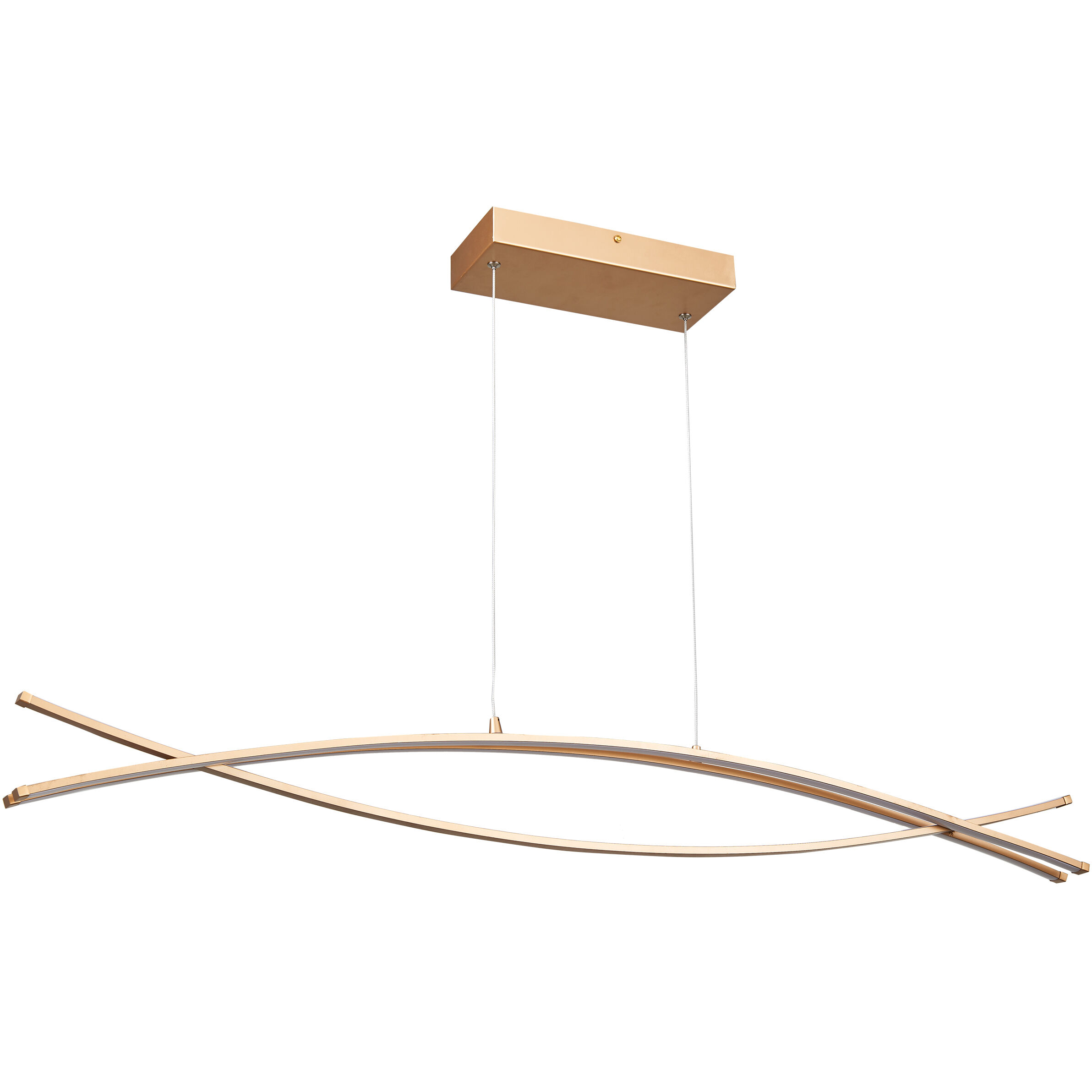 Wishbone LED 2.2 inch Gold Pendant Ceiling Light