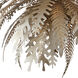 Abyssinia 12 Light 34 inch Contemporary Silver Leaf and Dark Silver Leaf Chandelier Ceiling Light