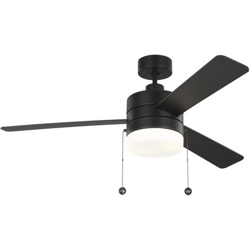 Syrus 52 52 inch Midnight Black Ceiling Fan