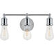 Serif 3 Light 15 inch Chrome Wall Sconce Wall Light